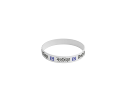 Silicone bracelet ROA - white