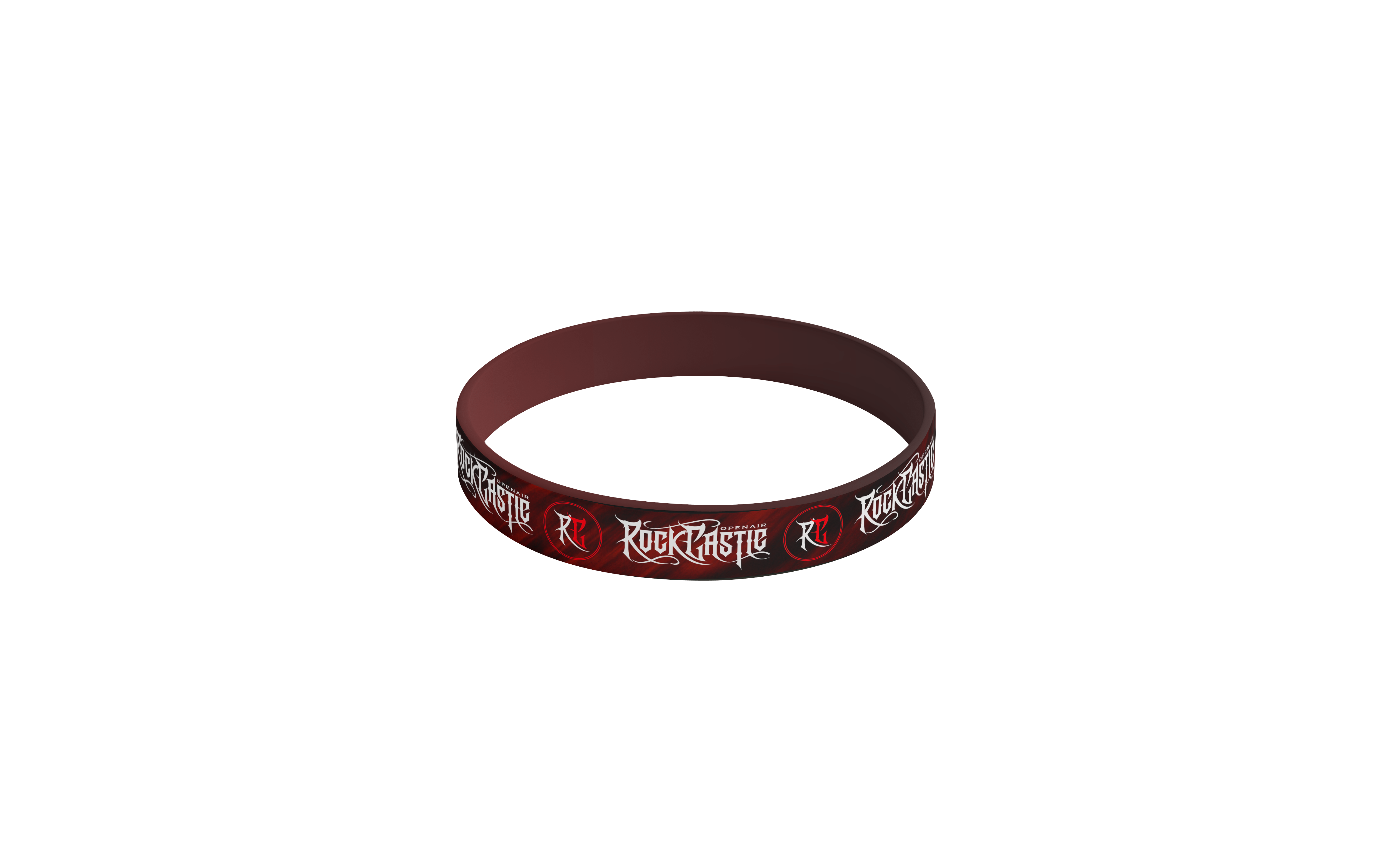 Silicone bracelet ROA - red